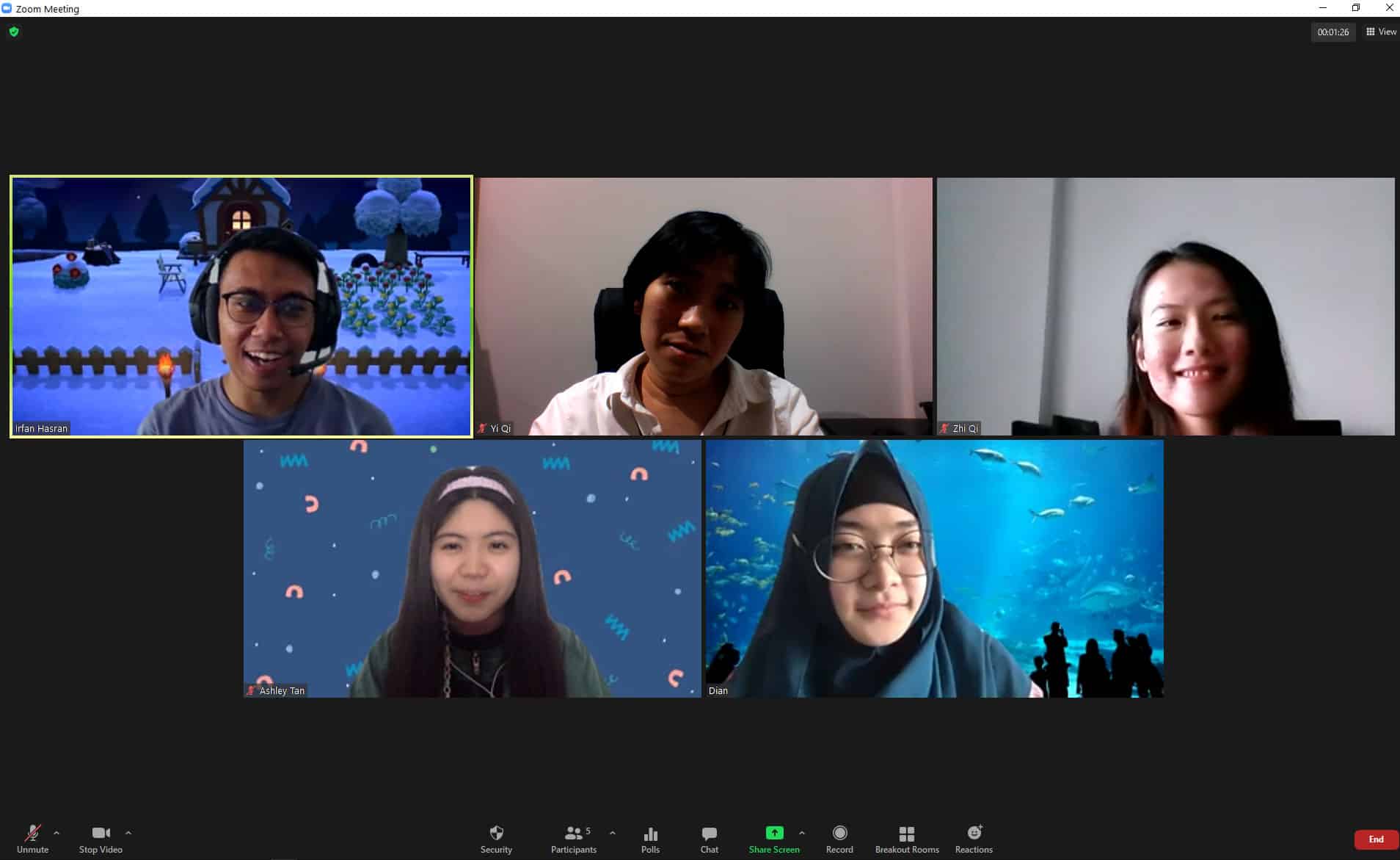 oangle team working from home