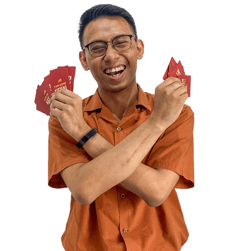 photo of team member fan