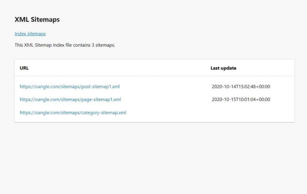 xml sitemap example